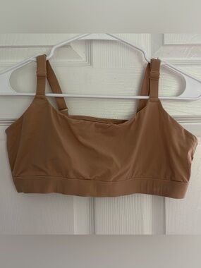 Skims Fits Everybody Scoop Bralette Size 3X Clay Nude Beige Wire-Free Bra